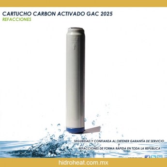 Venta de 	CARTUCHO CARBON ACTIVADO GAC 2025