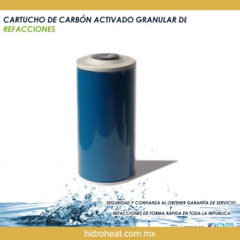 Venta de CARTUCHO DE CARBON ACTIVADO GRANULAR DE 10