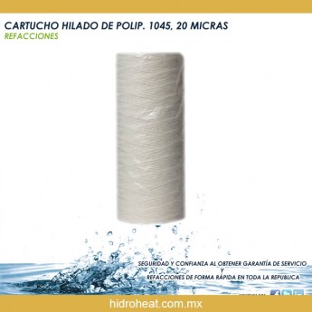Venta de	CARTUCHO HILADO DE POLIP 1045 20 MICRAS