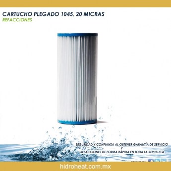 Venta de	CARTUCHO PLEGADO 1045 20 MICRAS