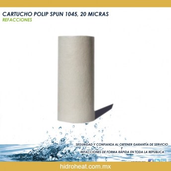 Venta de	CARTUCHO POLIP SPUN 1045 20 MICRAS