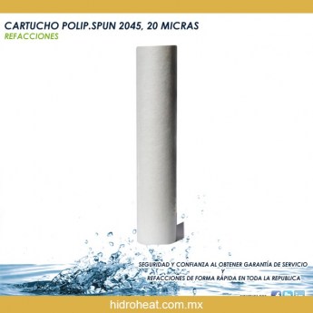 Venta de	CARTUCHO POLIP SPUN 2045 20 MICRAS