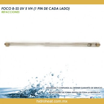 Venta de	FOCO 8 SS UV 5 VH UN PIN DE CADA LADO