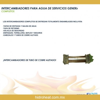 venta de INTERCAMBIADOR MMS 50 PARA CALENTADOR MINIMASSTERCAL COMPLETO