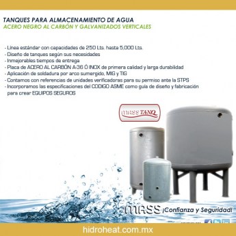 Venta de TANQUE VERTICAL GALVANIZADO 1200 LTS