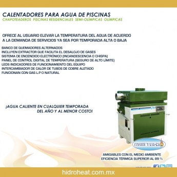 venta de calentadores para alberca con extractor CALENTADOR MASSTERCAL AFJ III EI IO 450 C EXTR 2 ETAPAS