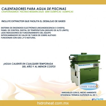 venta de calentadores para alberca con extractor CALENTADOR MASSTERCAL AFJ III EI/IO 550-C EXTRACTOR