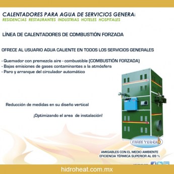 venta de circuladores para residencias hoteles y restaurantes CALENTADOR LC IV 3500 CF/IO