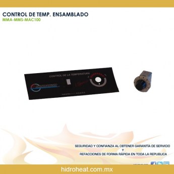 venta de refacciones para calentadores	CONTROL DE TEMPERATURA ENSAMBLADO MMA MMS MAC 100