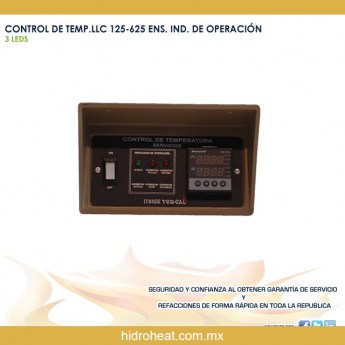 venta de refacciones para calentadores CONTROL DE TEMPERATURA LLC lC 125-625 ENSAMBLADO C/ INDICADOR DE OPERACIONES
