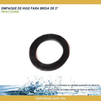 venta de refacciones para calentadores EMPAQUE DE HULE PARA BRIDA DE 2