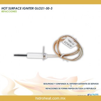 venta de refacciones para calentadores HOT SURFACE IGNITER GLO21-50-3