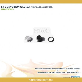 venta de refacciones para calentadores INTERRUPTOR PILOTO TERMOPILOTOKIT CONVERSION GAS NAT PARA VALVULA DE GAS CODIGO 13E 1030