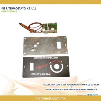 venta de refacciones para calentadores KIT P TERMOSTATO XE II LL