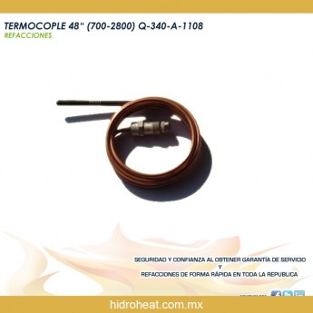 venta de refacciones para calentadores TERMOCOPLE 48 700 2800 Q 340 A 1108