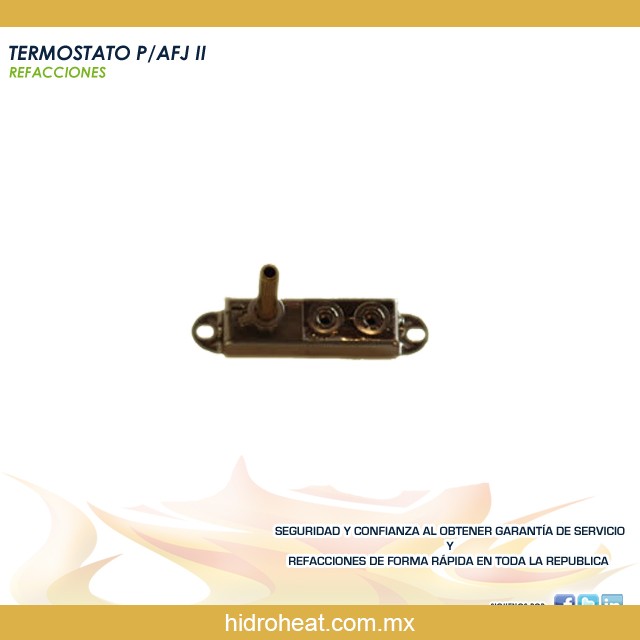 venta de refacciones para calentadores TERMOSTATO PARA AFJ II